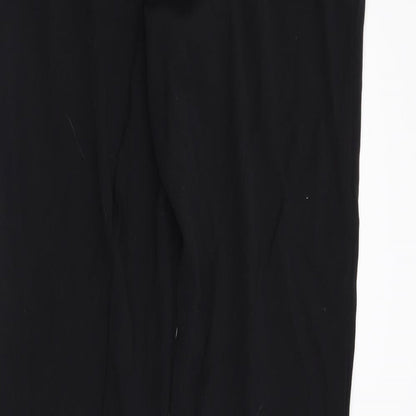 TU Womens Black   Trousers  Size 12 L29 in