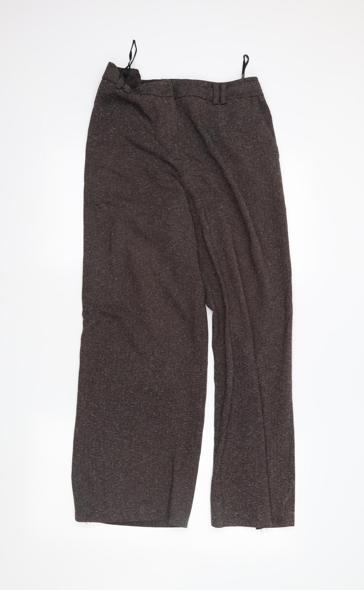 TU Womens Brown   Trousers  Size 14 L28 in