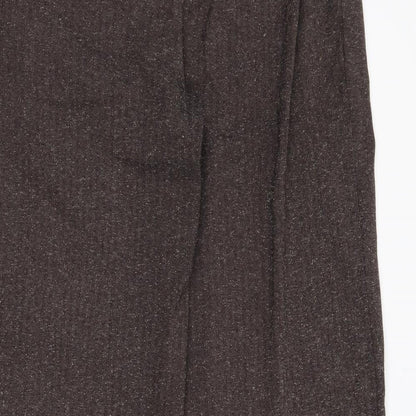 TU Womens Brown   Trousers  Size 14 L28 in