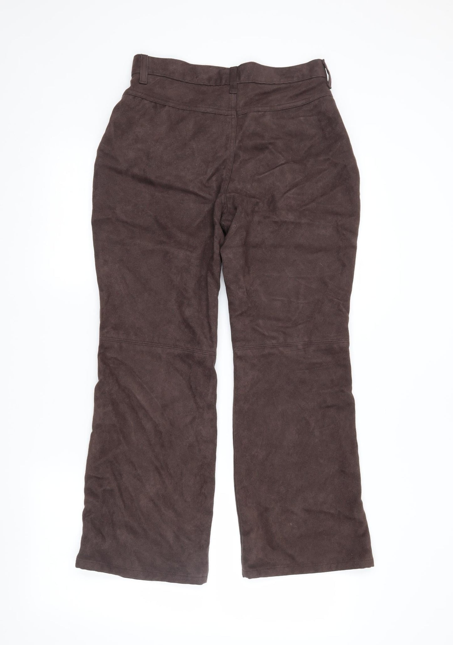 Womens UK Size 10 Marks and Spencer Regular Fit  Brown Trousers