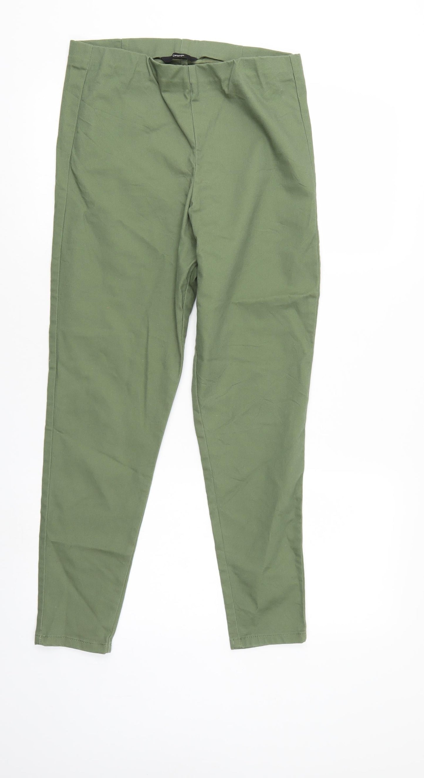 George Womens Gold   Trousers  Size 12 L25 in