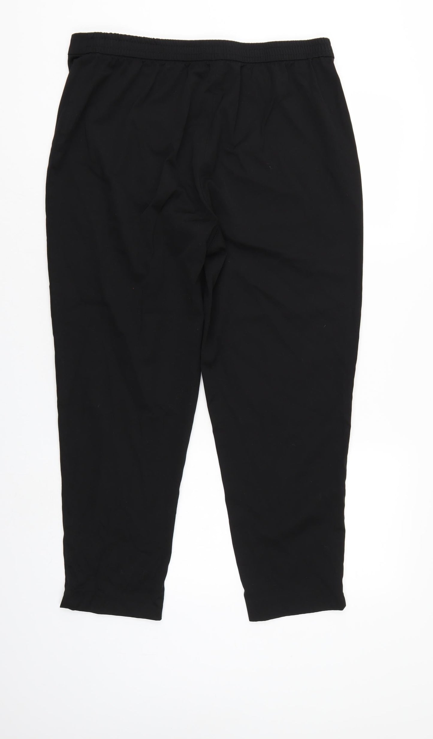 TU Womens Black   Trousers  Size 16 L25 in