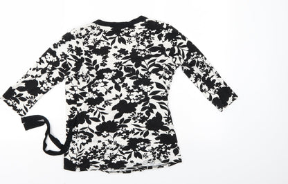 Evie Womens Multicoloured Floral  Tunic Blouse Size 16