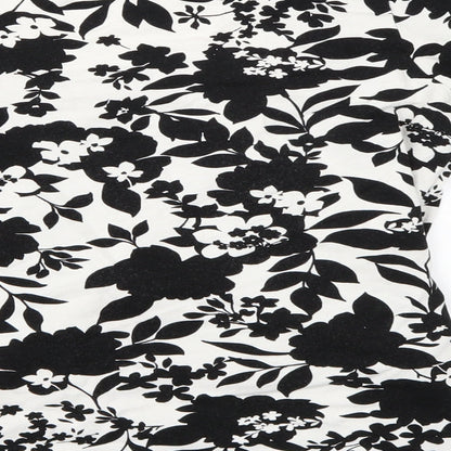 Evie Womens Multicoloured Floral  Tunic Blouse Size 16