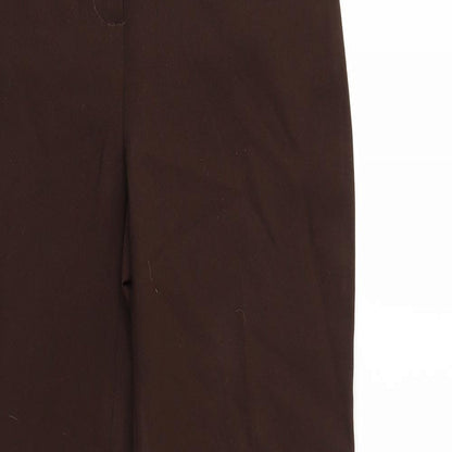 Womens UK Size 8 Marks and Spencer Regular Fit  Brown Trousers