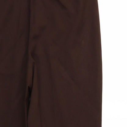 Womens UK Size 8 Marks and Spencer Regular Fit  Brown Trousers