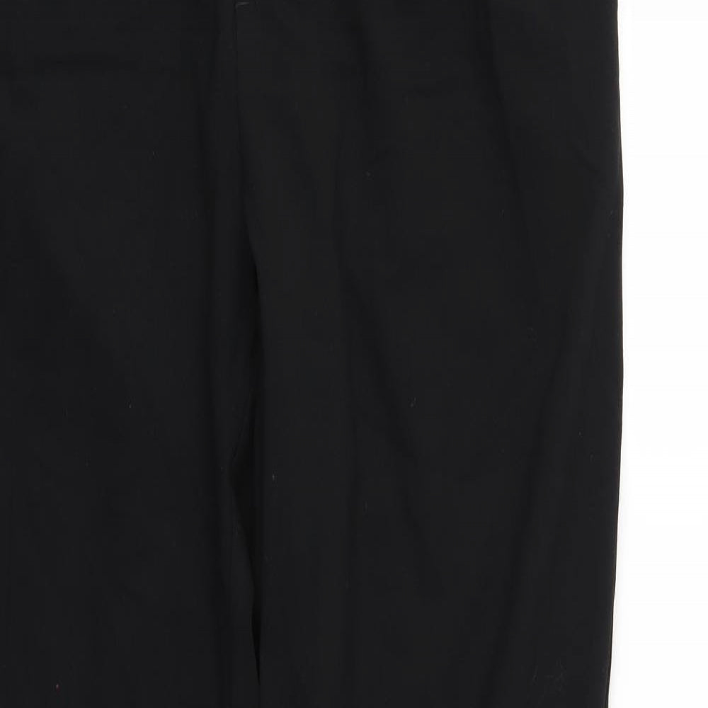 M&S Womens Black   Trousers  Size 10 L27 in