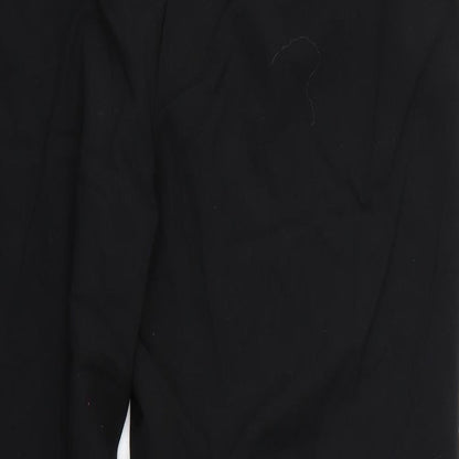 M&S Womens Black   Trousers  Size 10 L27 in