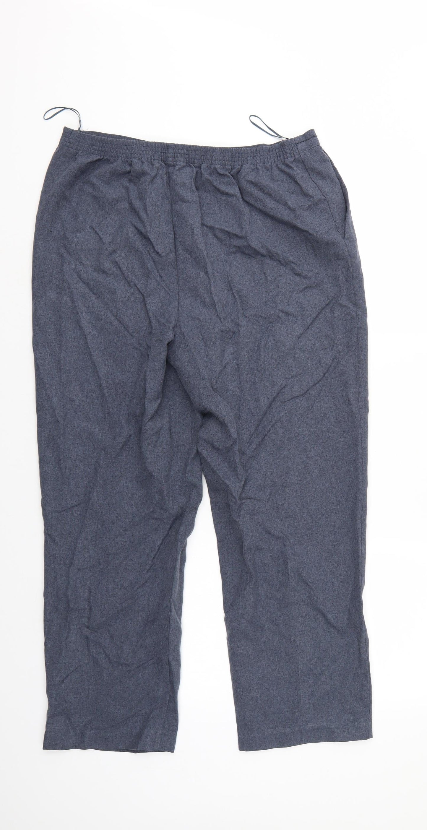 Womens UK Size 14 Bonmarché Regular Fit  Grey Trousers