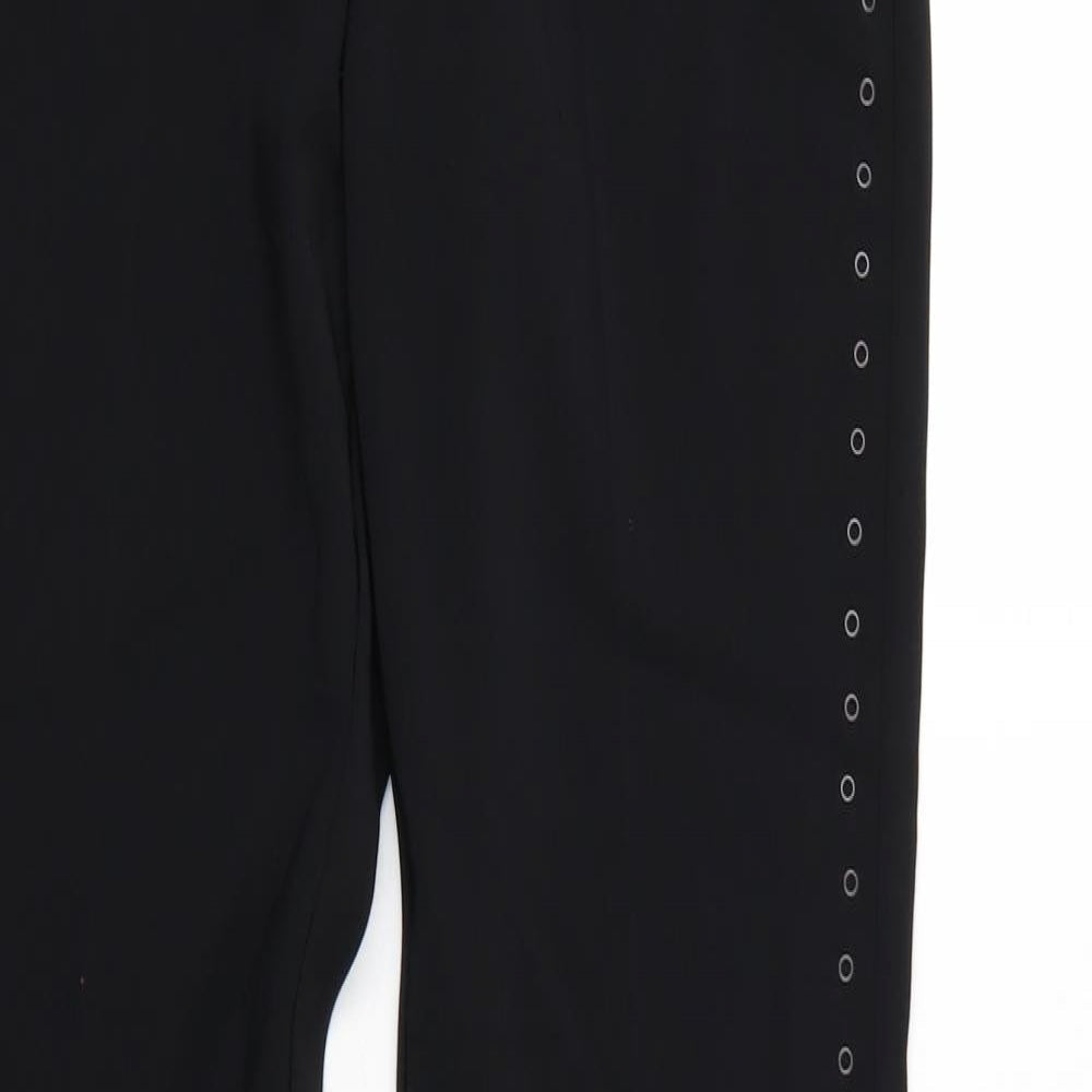 Womens UK Size 10 Dorothy Perkins Regular Fit  Black Trousers