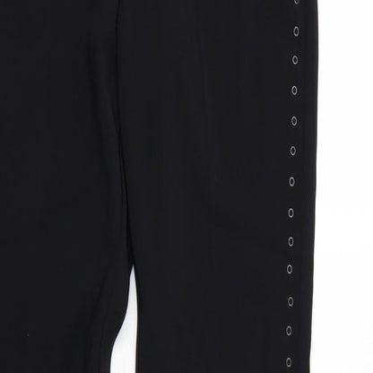 Womens UK Size 10 Dorothy Perkins Regular Fit  Black Trousers
