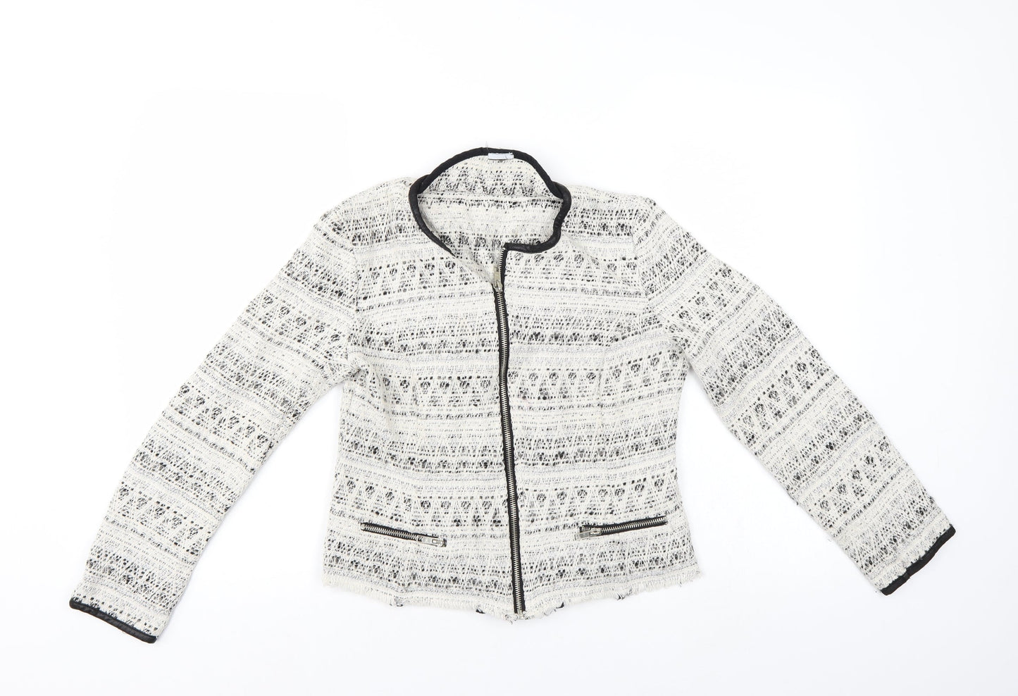 Womens UK Size  Preworn White Jacket