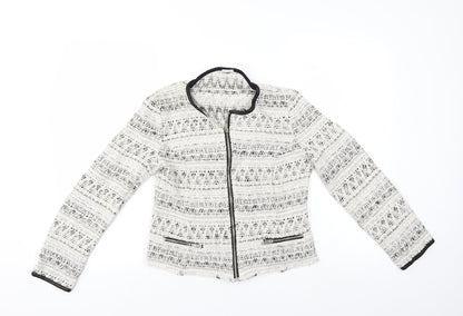 Womens UK Size  Preworn White Jacket