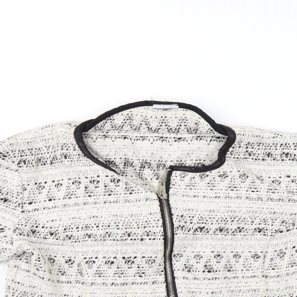 Womens UK Size  Preworn White Jacket