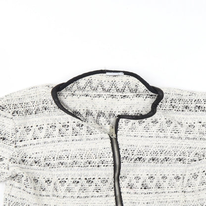 Womens UK Size  Preworn White Jacket