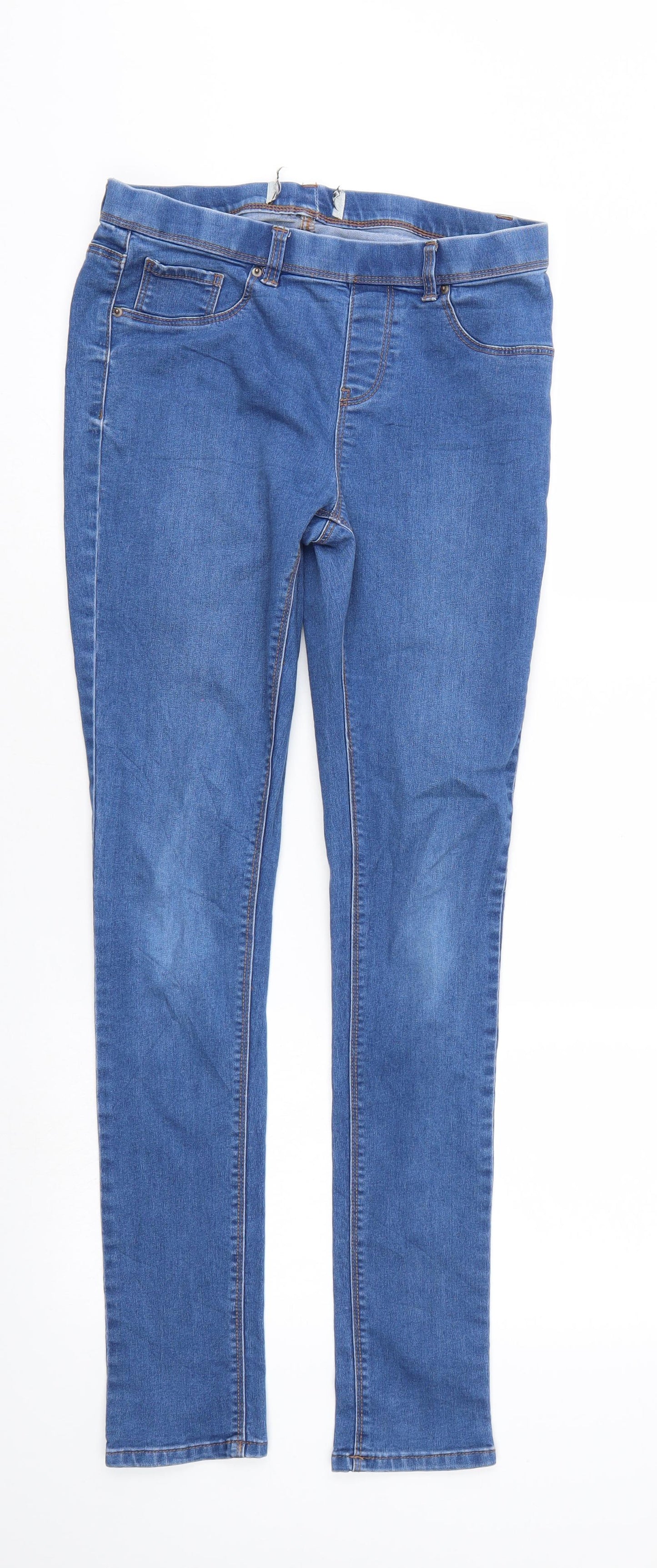 Womens UK Size  Preworn Regular Fit Skinny Blue Jeans