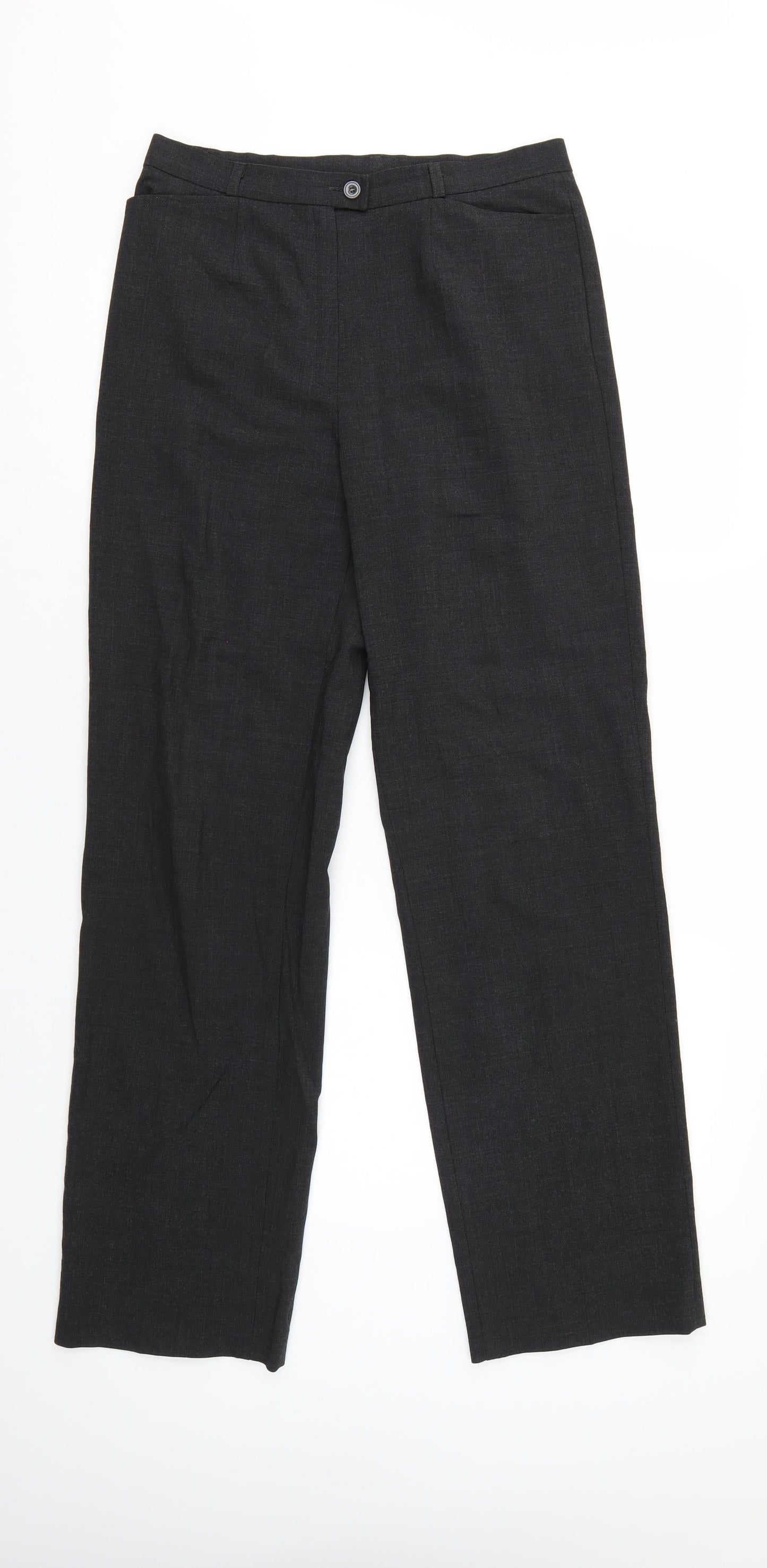 Share Womens Grey   Trousers  Size 10 L30 in
