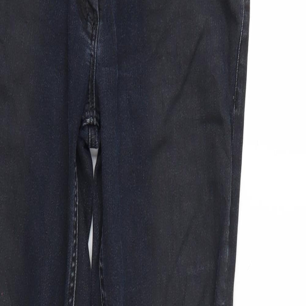 Womens UK Size 10 H&M Regular Fit Tapered Black Jeans