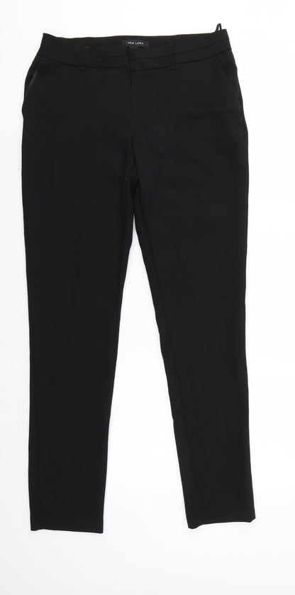 New Look Womens Black   Trousers  Size 10 L29 in