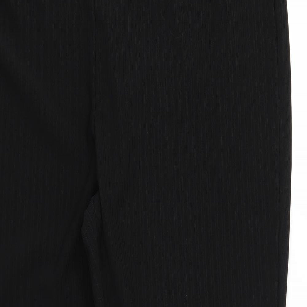 Womens UK Size 18 Papaya Regular Fit  Black Trousers