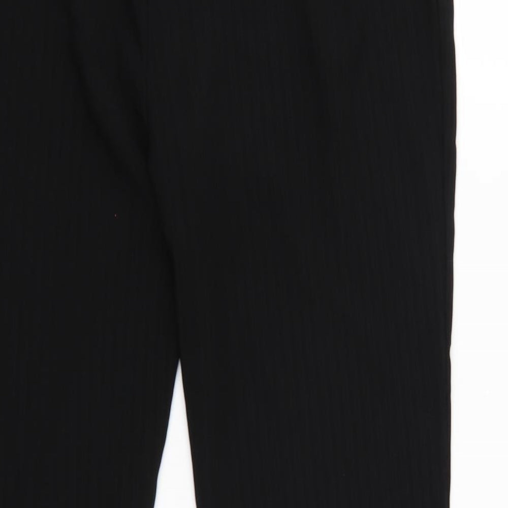 Womens UK Size 18 Papaya Regular Fit  Black Trousers