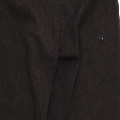 Womens UK Size 20 C&A Regular Fit  Brown Trousers