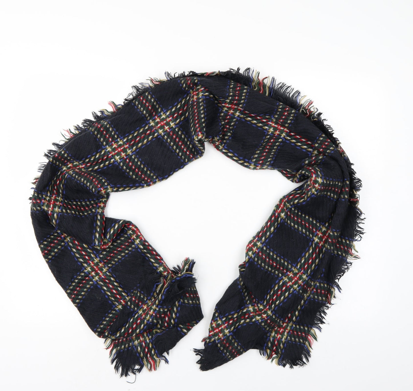 Preworn Womens Multicoloured Check   Shawl/Wrap