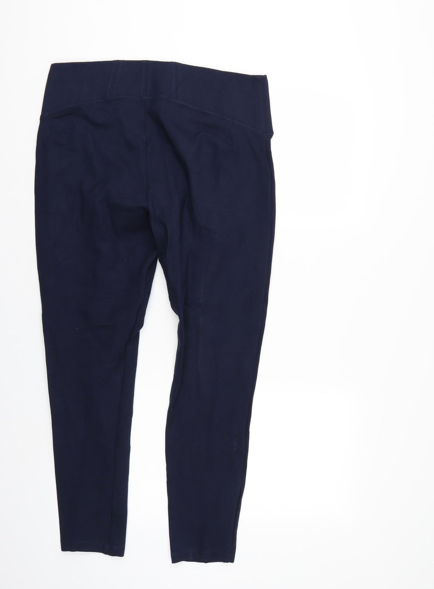 M&S Womens Blue   Trousers  Size 16 L26 in