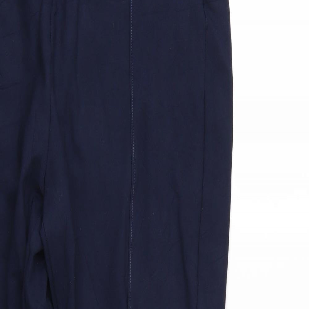 M&S Womens Blue   Trousers  Size 16 L26 in