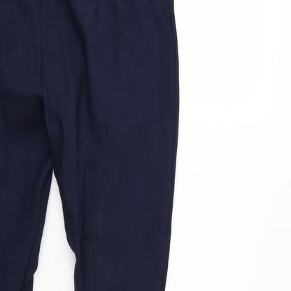 M&S Womens Blue   Trousers  Size 16 L26 in