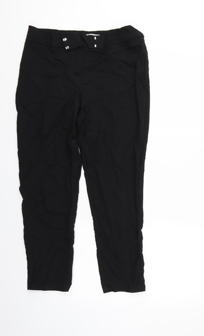 George Womens Black   Trousers  Size 12 L25 in