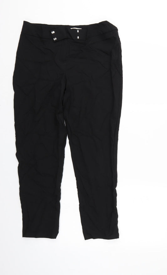 George Womens Black   Trousers  Size 12 L25 in