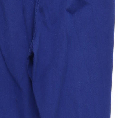 Womens UK Size 16 M&S Regular Fit Jegging Blue Trousers