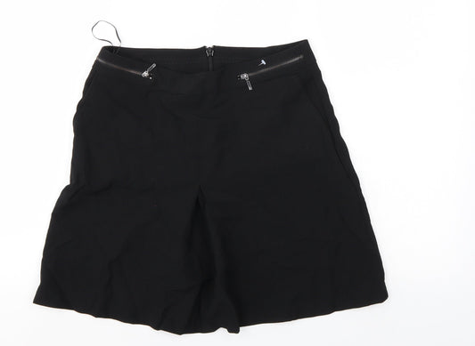 NEXT Womens Black   A-Line Skirt Size 8