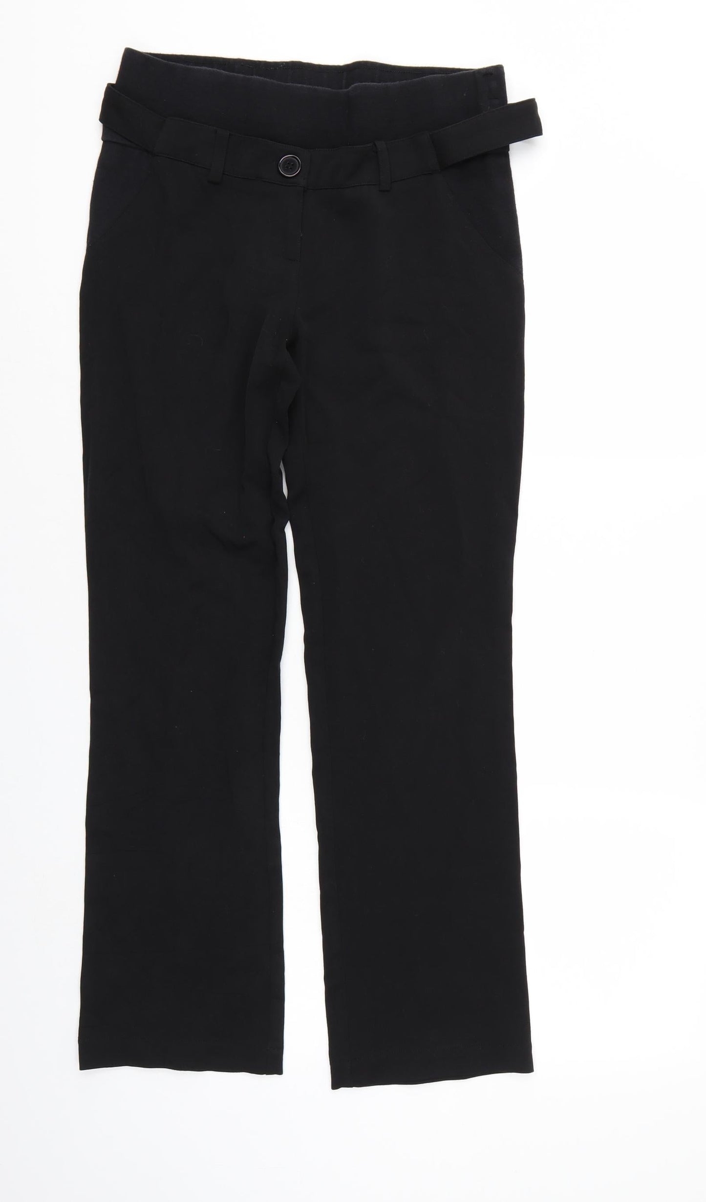 Womens UK Size 6 JoJo Maman Bébé Regular Fit  Black Trousers