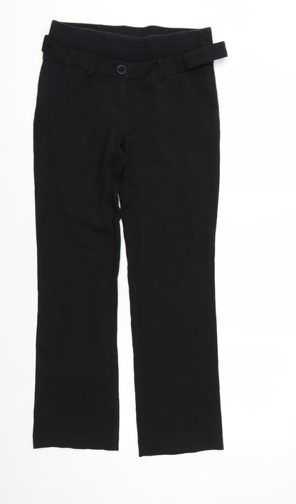 Womens UK Size 6 JoJo Maman Bébé Regular Fit  Black Trousers