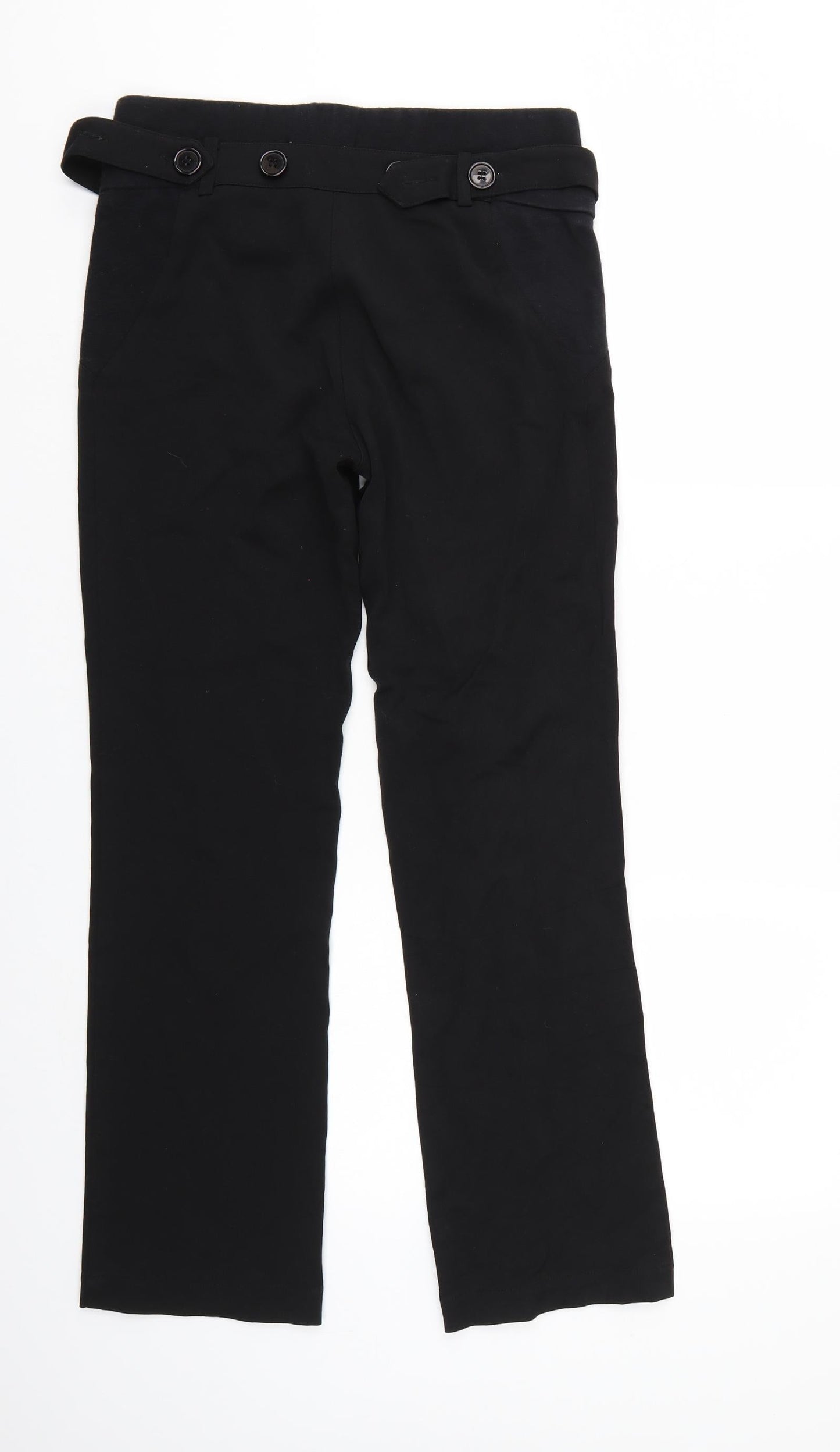 Womens UK Size 6 JoJo Maman Bébé Regular Fit  Black Trousers