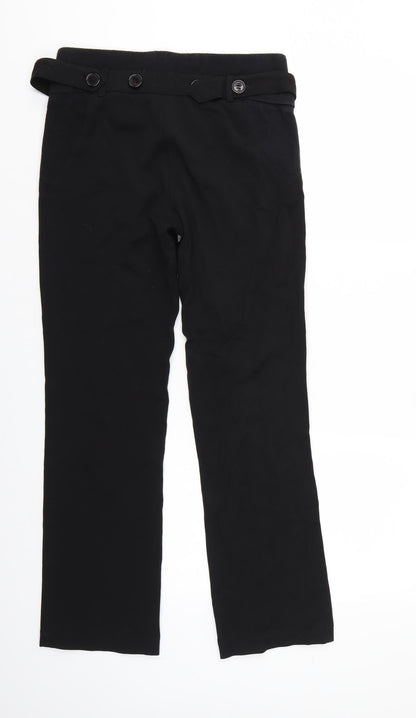 Womens UK Size 6 JoJo Maman Bébé Regular Fit  Black Trousers