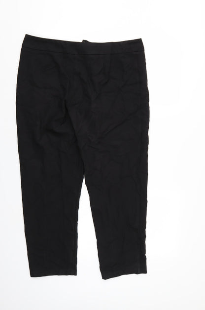 George Womens Black   Trousers  Size 16 L26 in