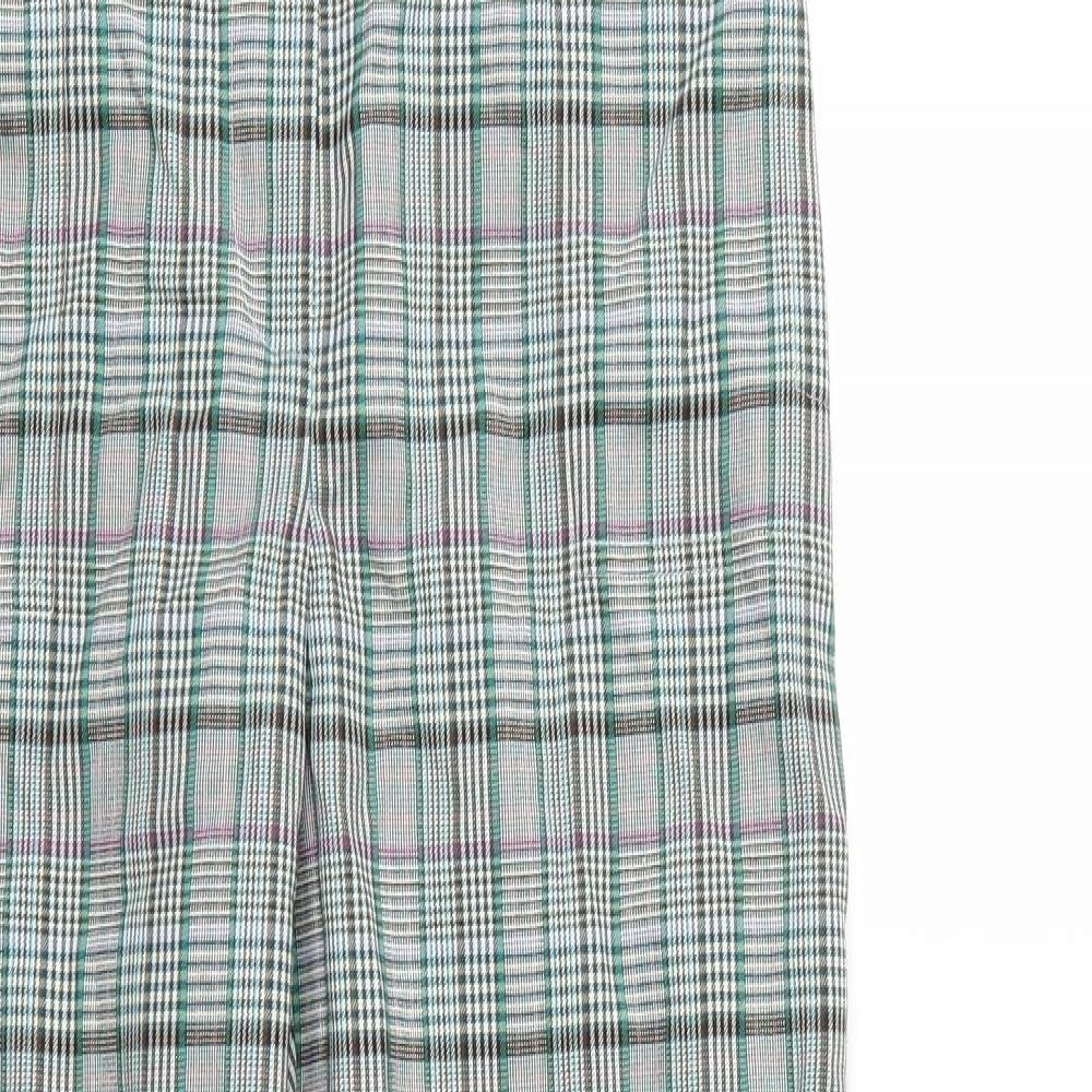 The Evie Womens Multicoloured Check  Trousers  Size 10 L27 in