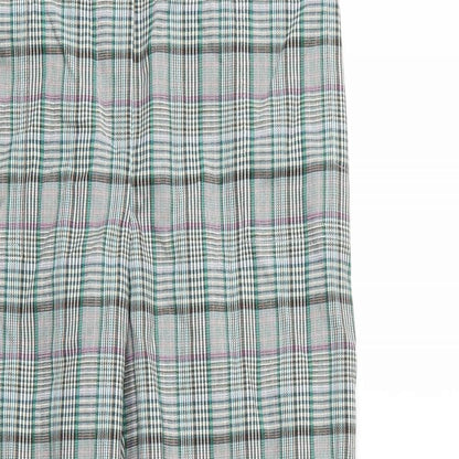 The Evie Womens Multicoloured Check  Trousers  Size 10 L27 in