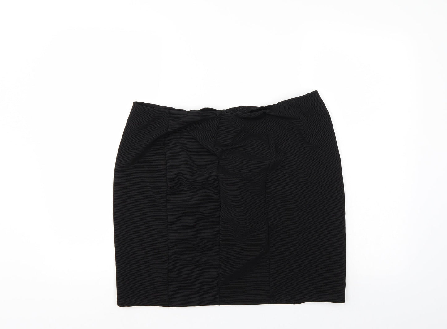Papaya Womens Black   A-Line Skirt Size 18