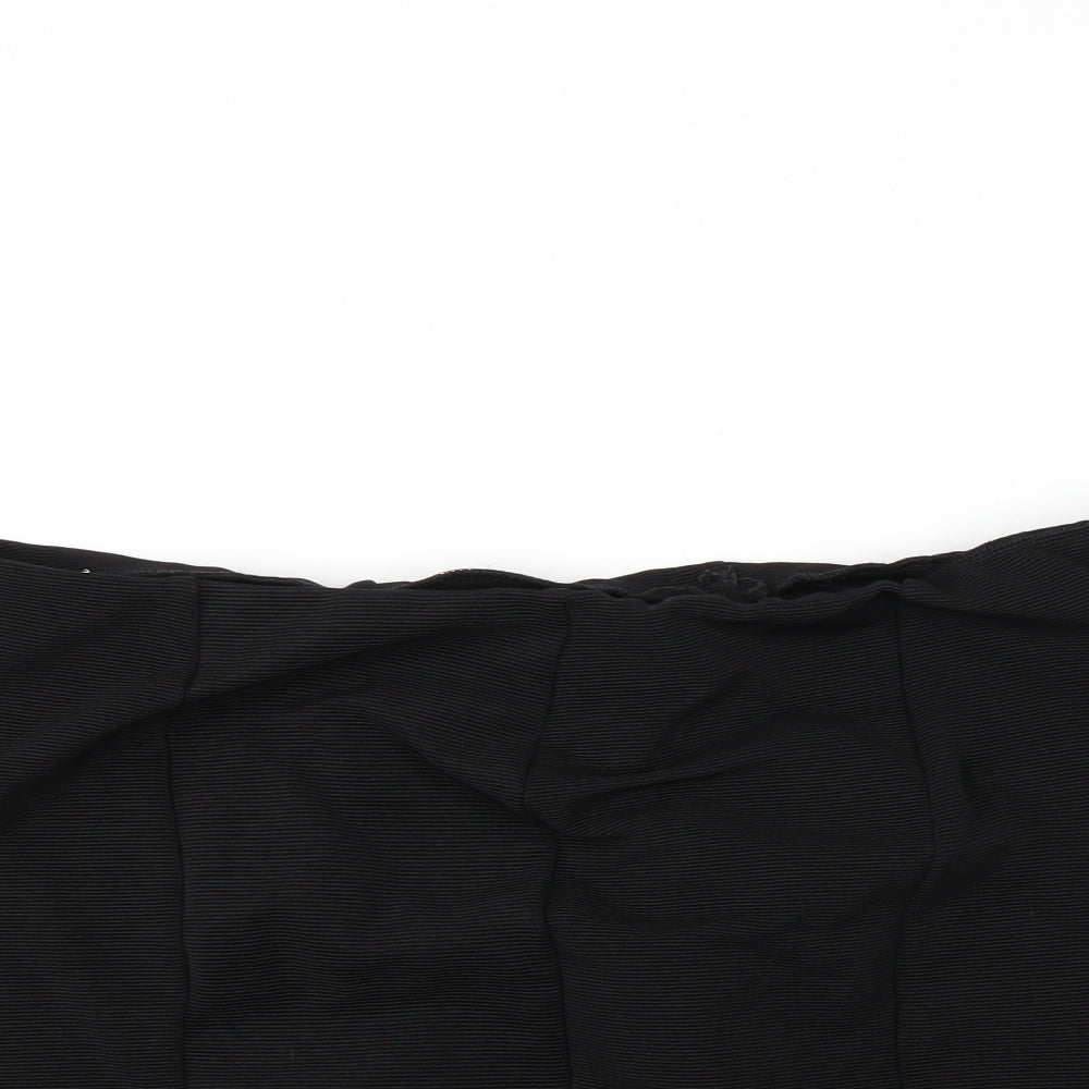 Papaya Womens Black   A-Line Skirt Size 18