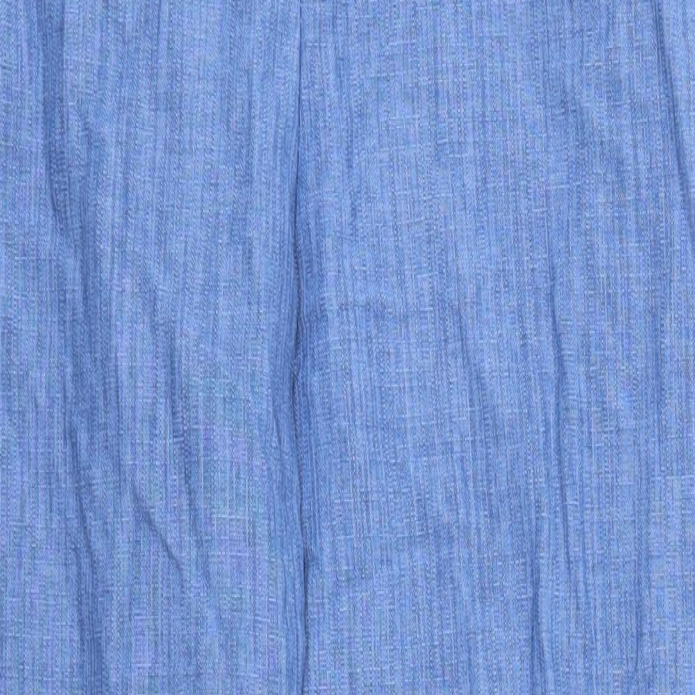 Womens UK Size 10 Preworn Regular Fit  Blue Trousers