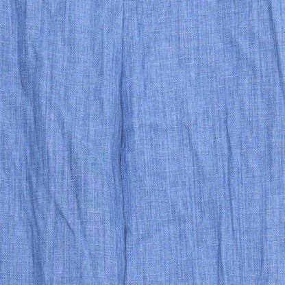 Womens UK Size 10 Preworn Regular Fit  Blue Trousers