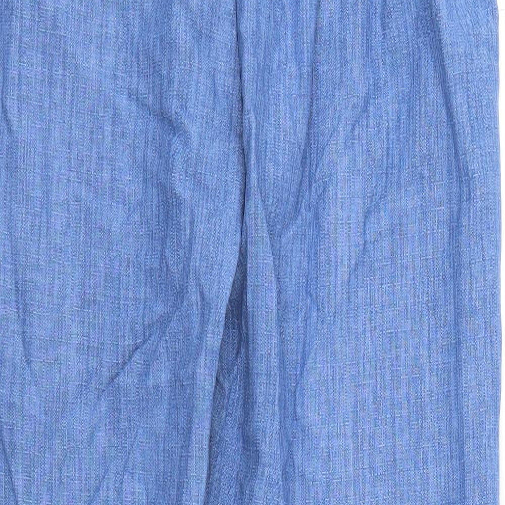 Womens UK Size 10 Preworn Regular Fit  Blue Trousers