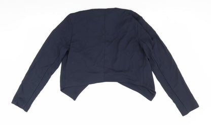 Miss Selfridge Womens Blue   Shrug Jumper Size 6