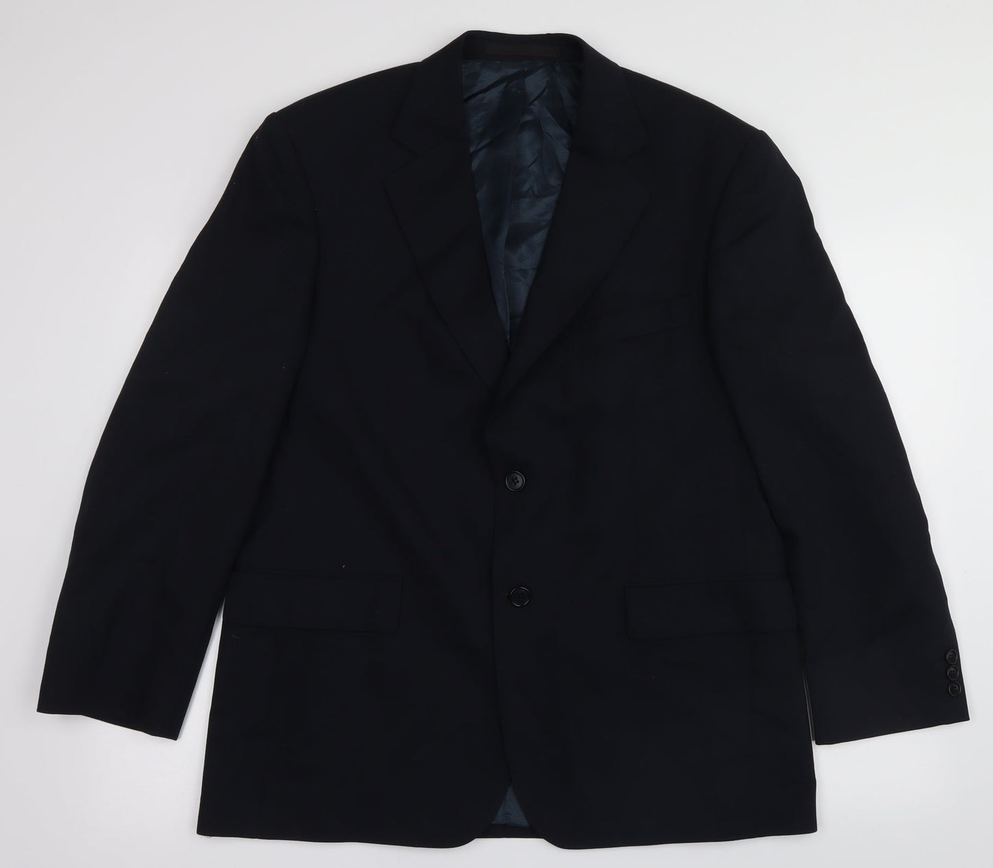 Mens UK Size 40 Marks and Spencer Regular Blue Suit Jacket