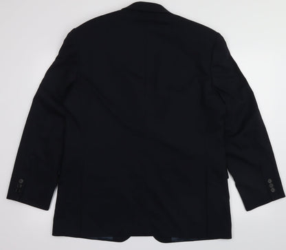 Mens UK Size 40 Marks and Spencer Regular Blue Suit Jacket