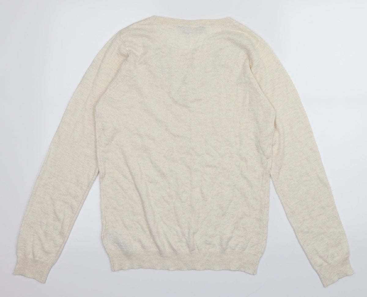 Dorothy Perkins Womens Ivory   Pullover Jumper Size 12